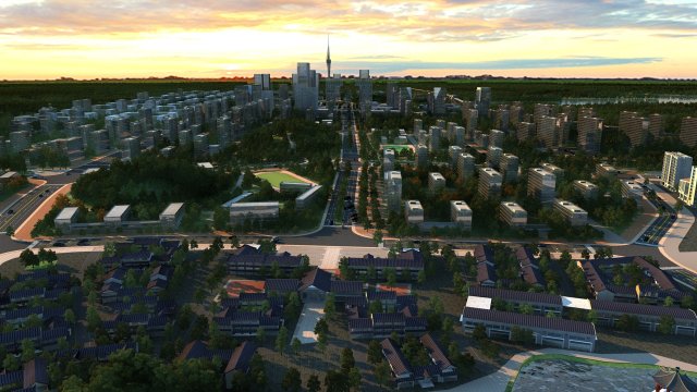 city building Modelo 3D .c4d .max .obj .3ds .fbx .stl .blend 