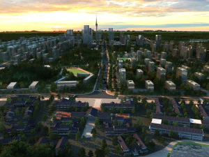 городское здание 3D Модель