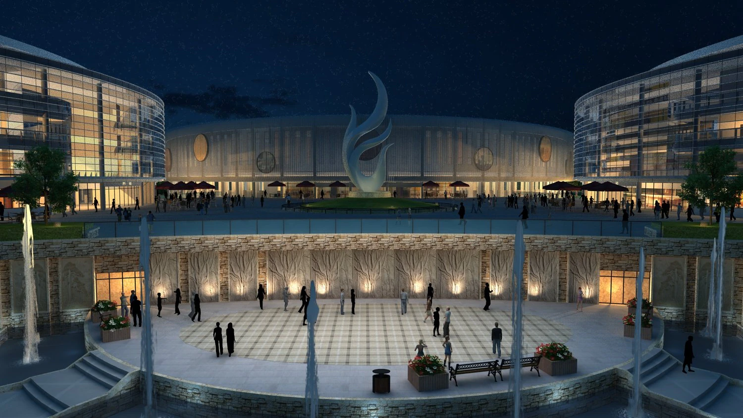 theater 3D Model .c4d .max .obj .3ds .fbx .stl .blend 