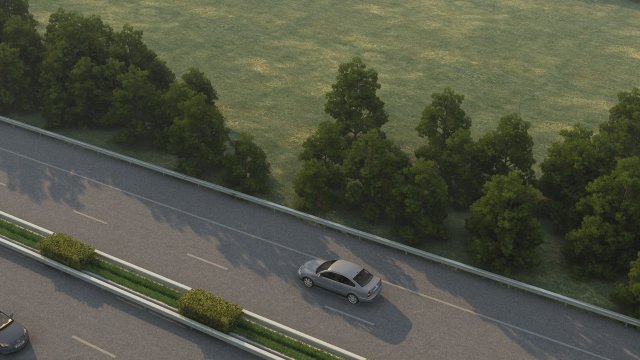 highway 3D Model .c4d .max .obj .3ds .fbx .stl .blend
