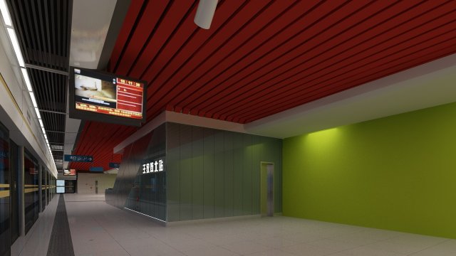 railway platform 3D Model .c4d .max .obj .3ds .fbx .stl .blend 