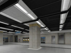 subway station 3D Model
