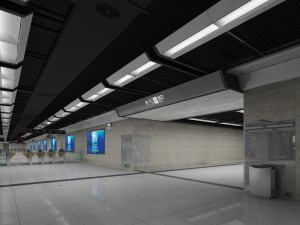 subway station 3D Модель