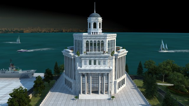 yangtze river cultural park 3Dモデル .c4d .max .obj .3ds .fbx .stl .blend