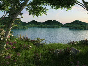 lake view 3D 모델