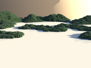 lake view 3D 模型