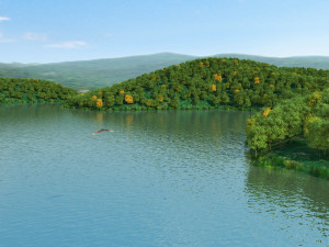 lake view Modelo 3D