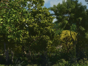 vila na montanha Modelo 3D