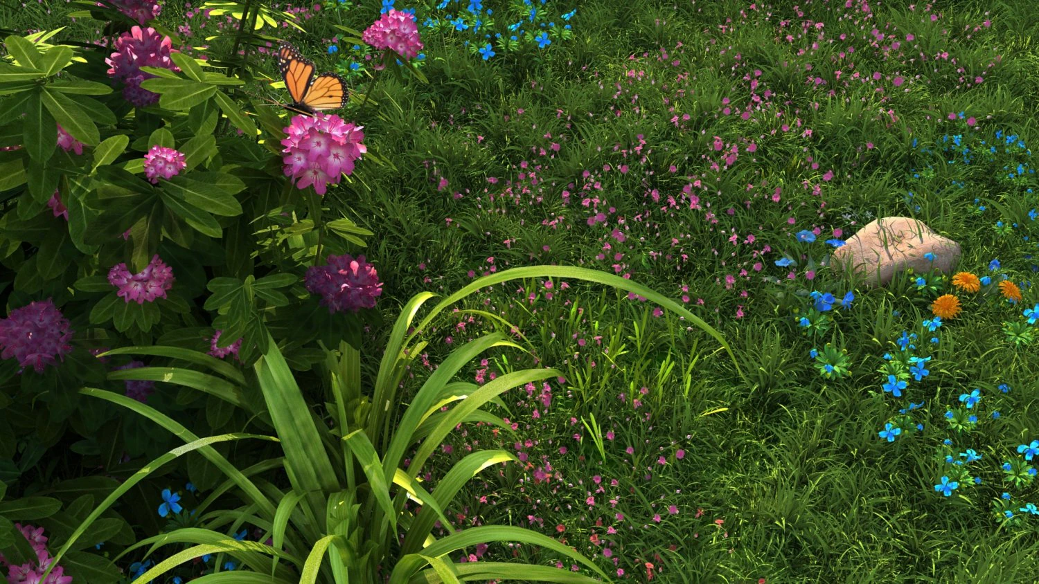 flowers 3D Model .c4d .max .obj .3ds .fbx .stl .blend 