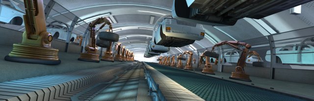 car workshop Modelo 3D .c4d .max .obj .3ds .fbx .stl .blend 