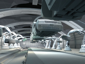 car workshop Modelo 3D
