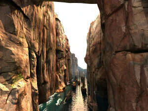 desfiladeiro Modelo 3D