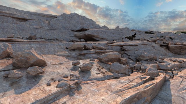 open mountain 3D मॉडल .c4d .max .obj .3ds .fbx .stl .blend 