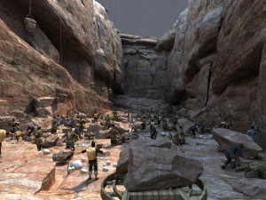 montaña abierta Modelo 3D