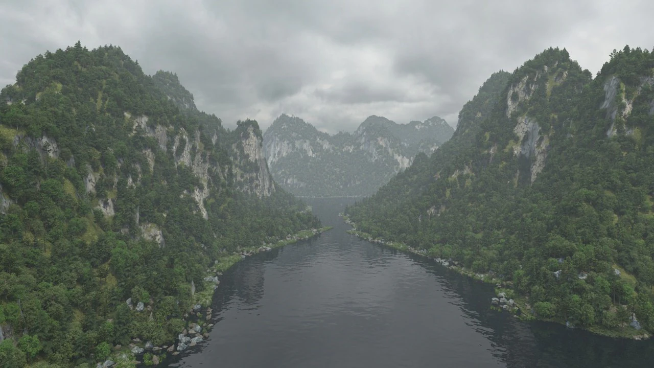 mountain 3D Model .c4d .max .obj .3ds .fbx .stl .blend 