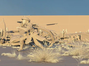 ancient battlefield 3D Model