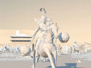 antik savaş alanı 3D Model