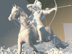 antik savaş alanı 3D Model