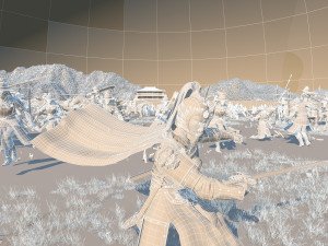 ancient battlefield Modèle 3D