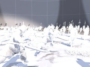 antiguo campo de batalla Modelo 3D