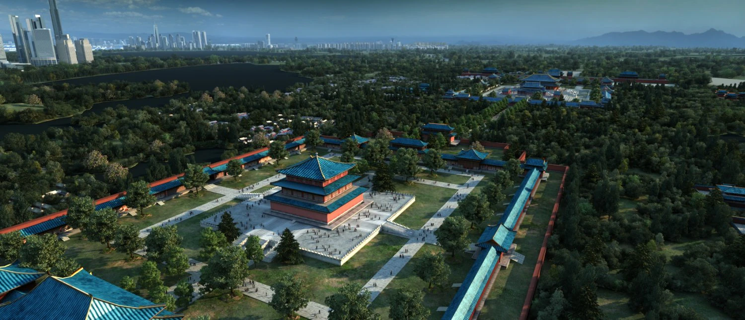 temple 3D Model .c4d .max .obj .3ds .fbx .stl .blend 