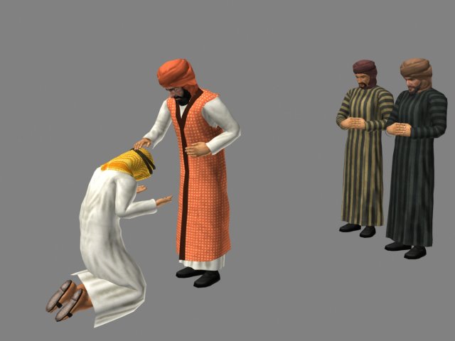 mohamed missionary Modelo 3D .c4d .max .obj .3ds .fbx .stl .blend 
