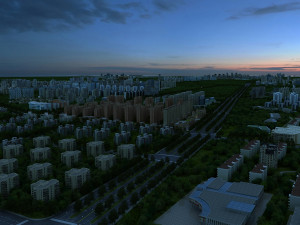 city building 3D मॉडल