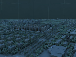 city building 3D मॉडल