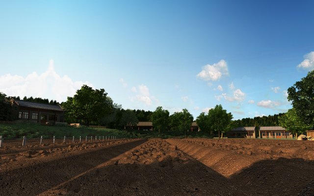 rural Modelo 3D .c4d .max .obj .3ds .fbx .stl .blend 