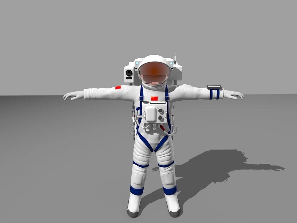 astronaut 3D Model .c4d .max .obj .3ds .fbx .stl .blend