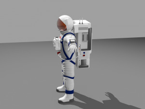 astronaut Model 3D