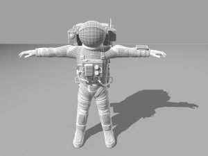 astronaut Model 3D