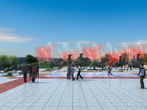 신장 농장 3D 모델