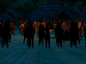 古代の部族 3Dモデル