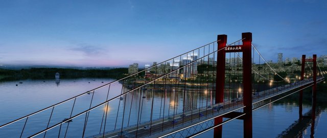 bridge 3D Model .c4d .max .obj .3ds .fbx .stl .blend 