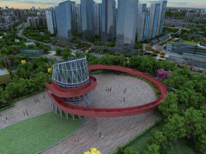 landscape table Modelo 3D