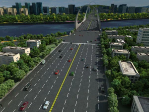 b&acirc;timent de la ville Modèle 3D