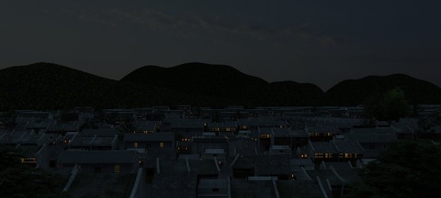 small town Modelo 3D .c4d .max .obj .3ds .fbx .stl .blend 