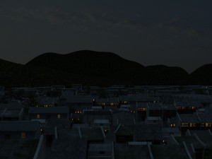 small town 3D Модель