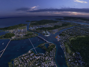 island city Model 3D