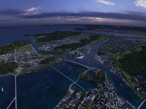 island city 3D Model
