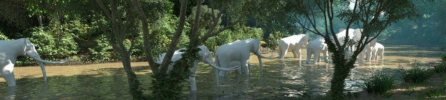rain forest Model 3D .c4d .max .obj .3ds .fbx .stl .blend 