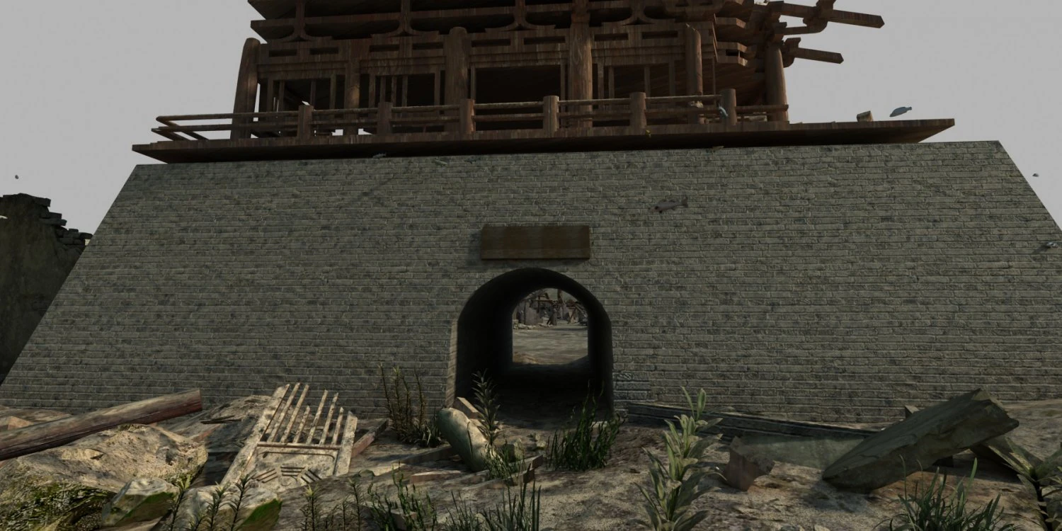 ruins 3D Model .c4d .max .obj .3ds .fbx .stl .blend 
