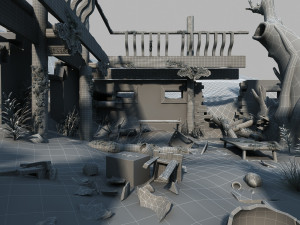 ruins Model 3D