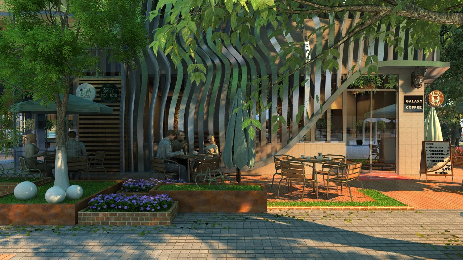 city building 3D Model .c4d .max .obj .3ds .fbx .stl .blend