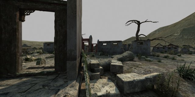 ruins Modèle 3D .c4d .max .obj .3ds .fbx .stl .blend 