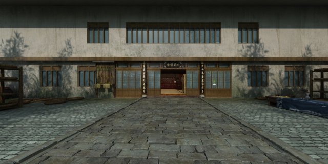 chinese medicine shop 3D Model .c4d .max .obj .3ds .fbx .stl .blend