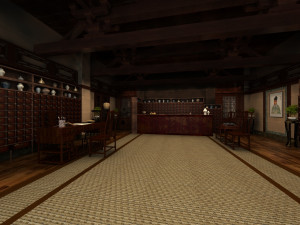 chinese medicine shop 3D Model