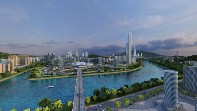 city building Model 3D .c4d .max .obj .3ds .fbx .stl .blend 