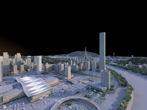 city building Model 3D